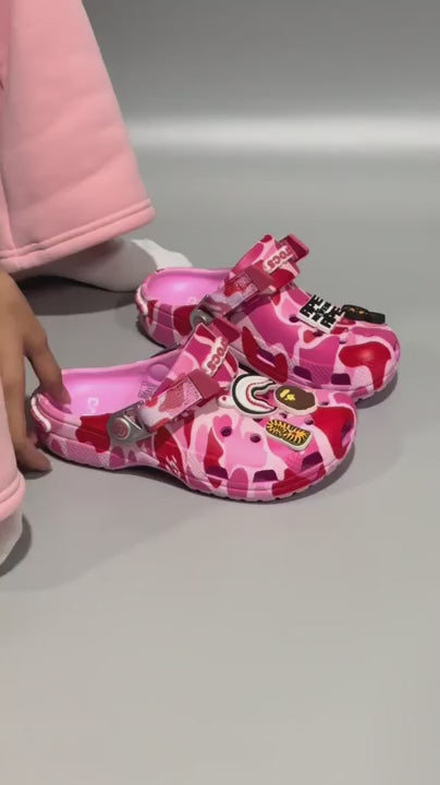 Cliente portant le sabot en mousse SYDZ camo